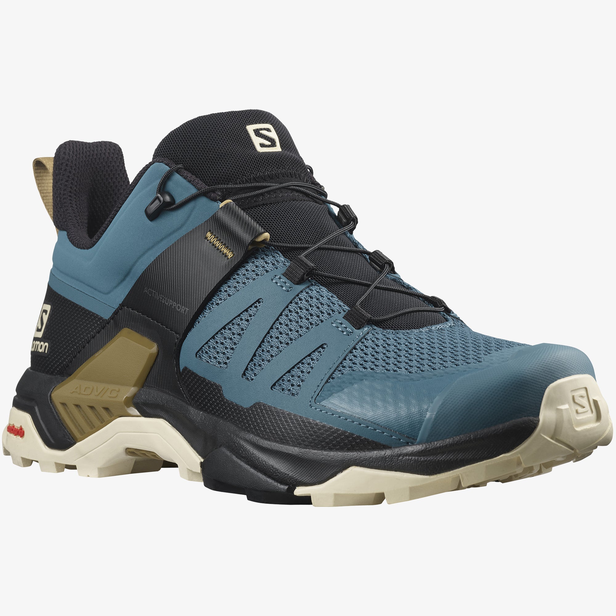 Salomon Sports X ULTRA 4 hiking footwear showing durable upper, traction sole, and supportive design for outdoor adventures.