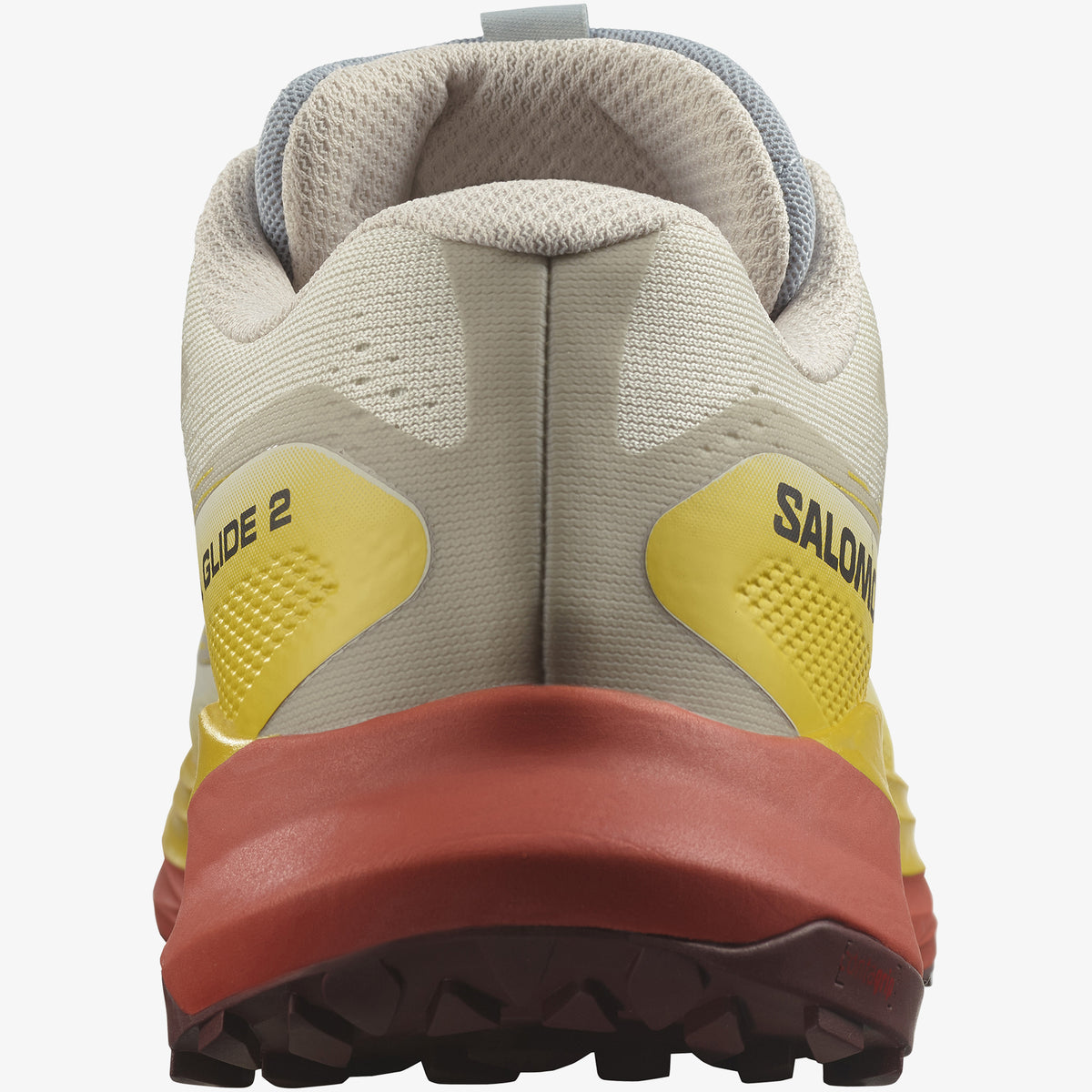 Salomon Sports Ultra Glide 2 footwear, close-up of sleek, lightweight shoes with cushioned soles and breathable material.