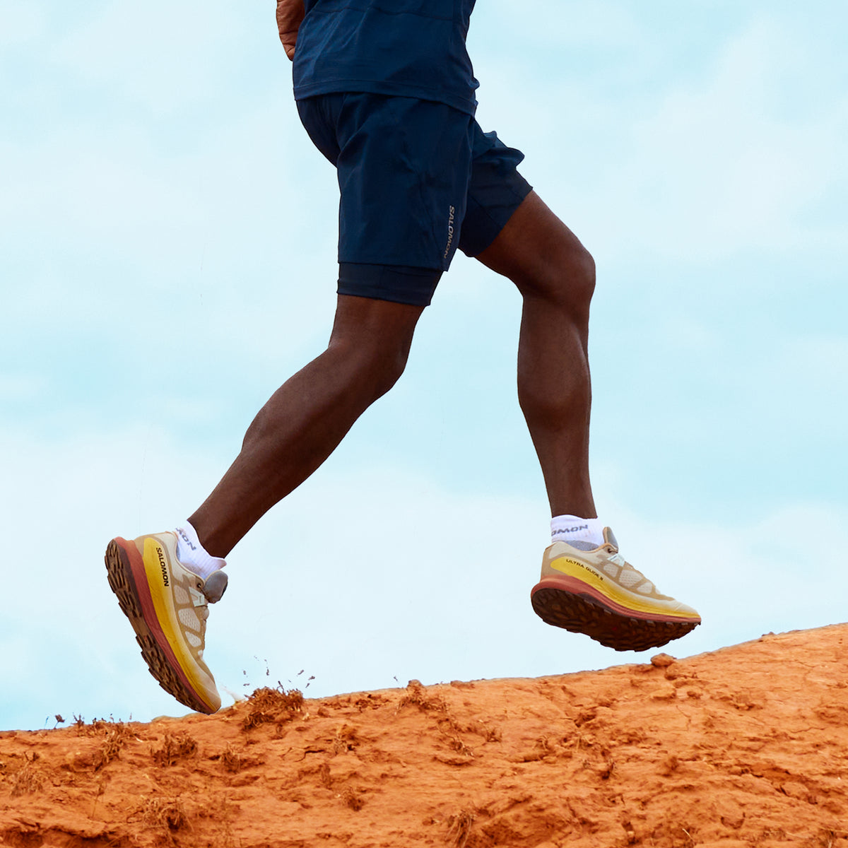 Salomon Sports Ultra Glide 2 footwear showing sleek design and durable sole, ideal for outdoor activities and active wear.
