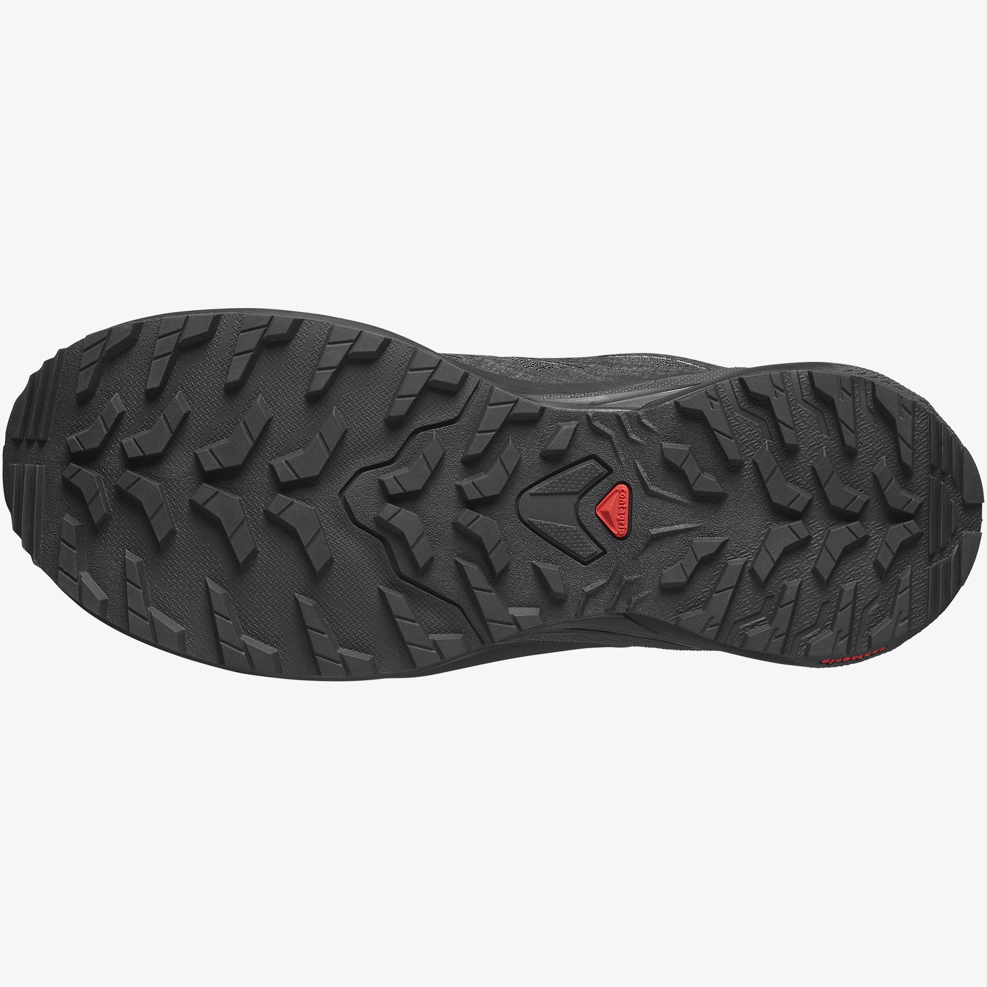 Salomon Sports X-Adventure footwear in outdoor setting, showcasing durable hiking shoes with rugged design and supportive soles.