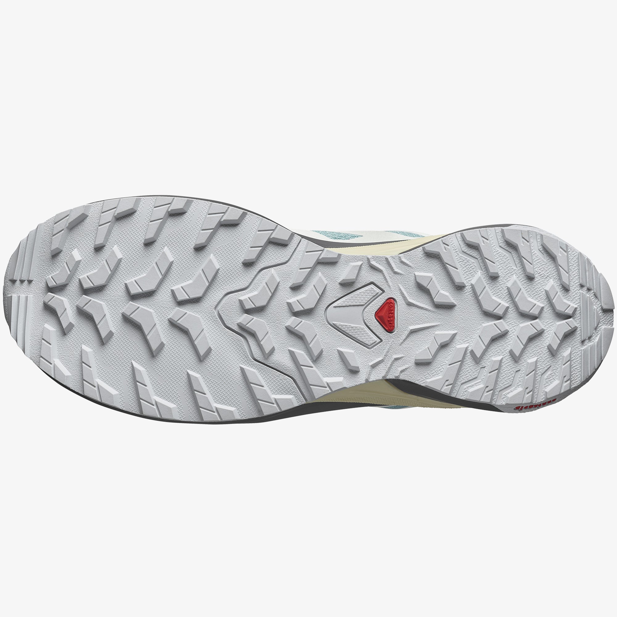 Salomon Sports X-Adventure footwear showing durable hiking shoes with rugged soles and breathable upper material.