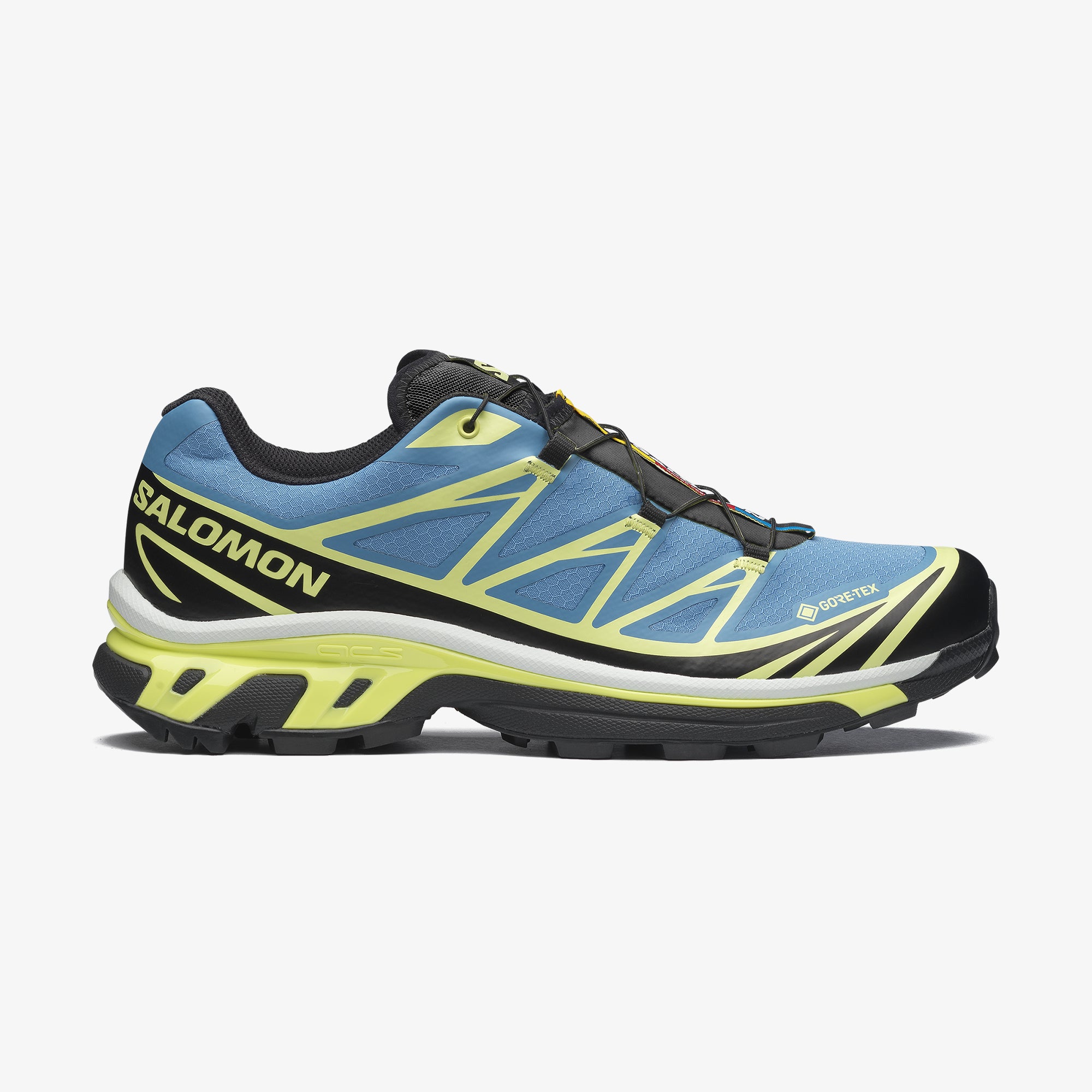 Salomon Sports XT-6 GORE-TEX hiking footwear with waterproof upper and rugged outsole, designed for outdoor adventures.