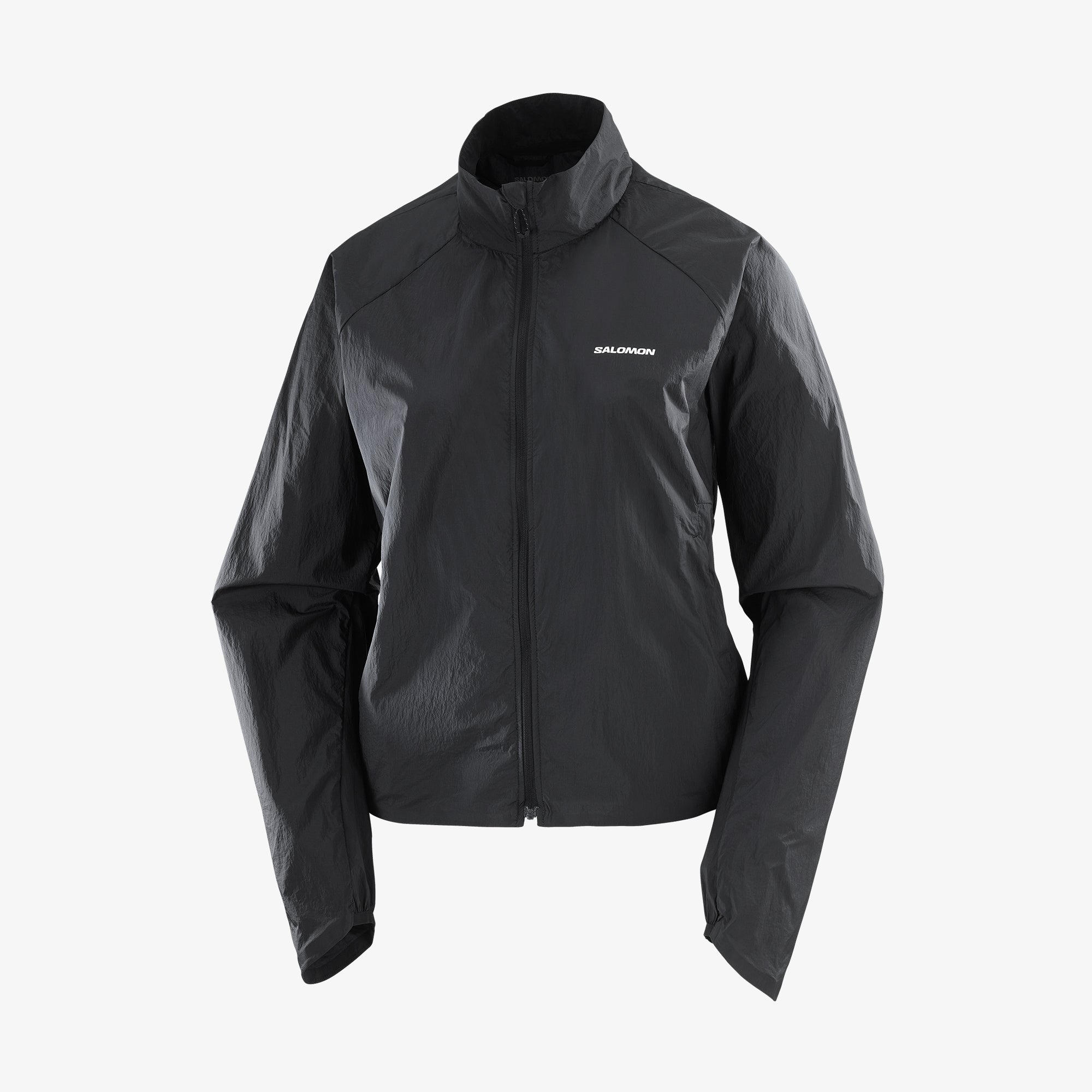 Salomon Sports Shakeout Fly athletic apparel, lightweight and breathable workout shirt, shown in a vibrant color.