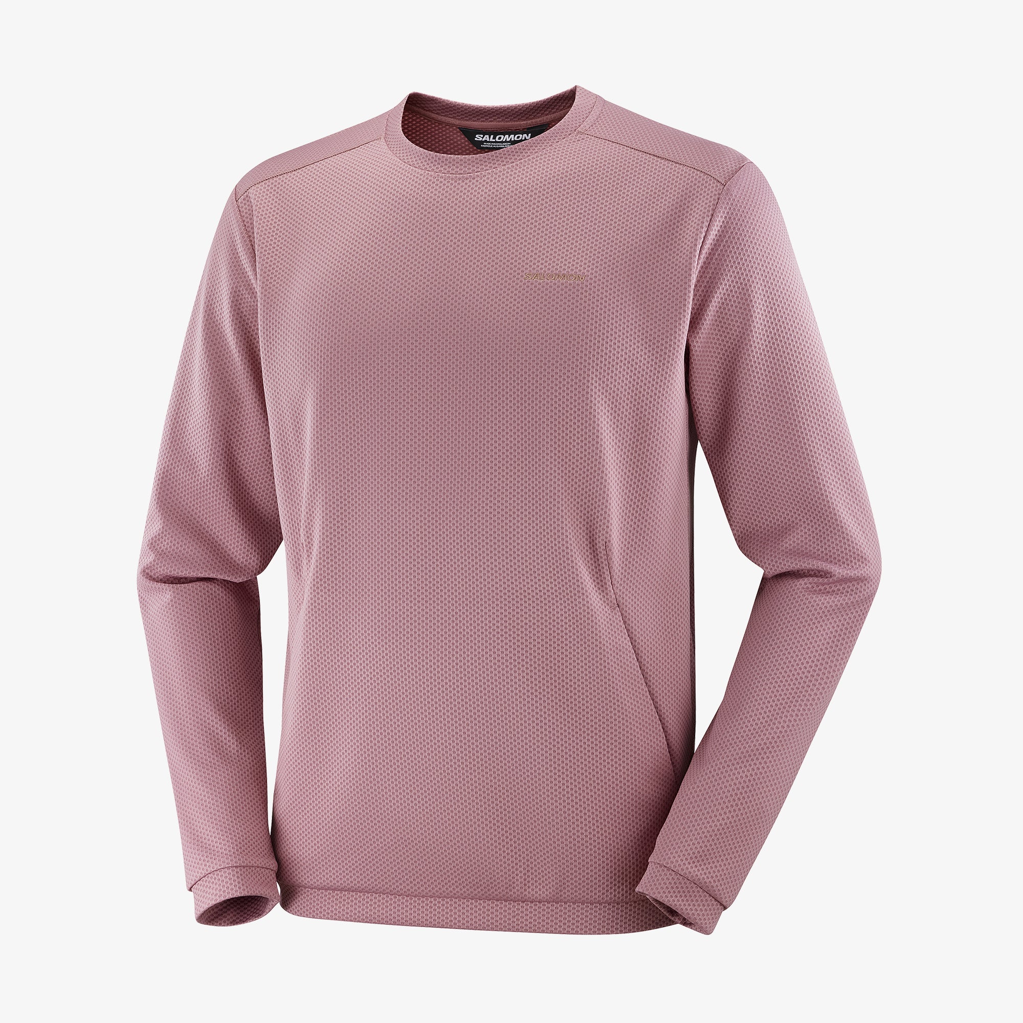 Salomon Sports MOTOMESH apparel showcasing breathable mesh fabric and athletic fit for active outdoor workouts.