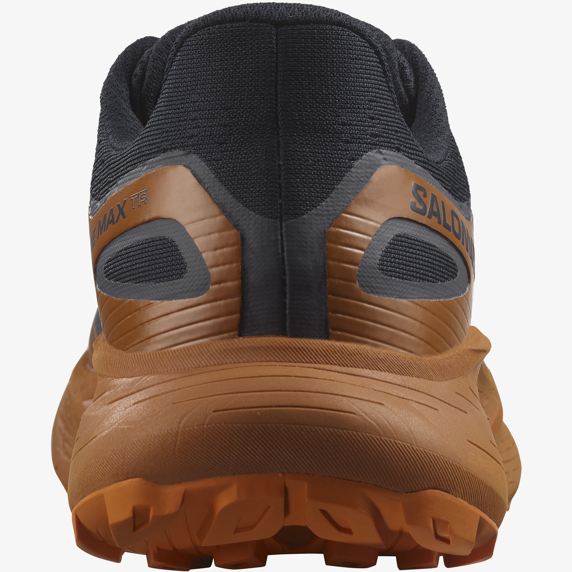 Salomon Sports Glide Max TR footwear in gray with black accents, featuring a cushioned sole and sporty design for active running or training.