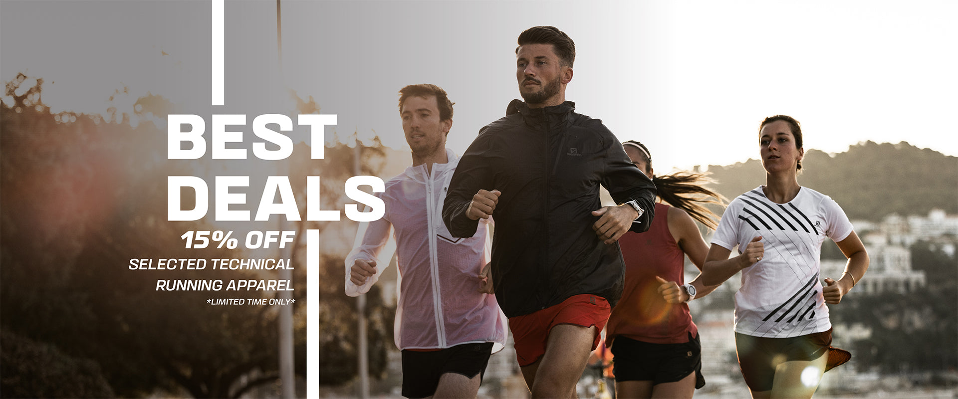 15% OFF RUNNING APPAREL