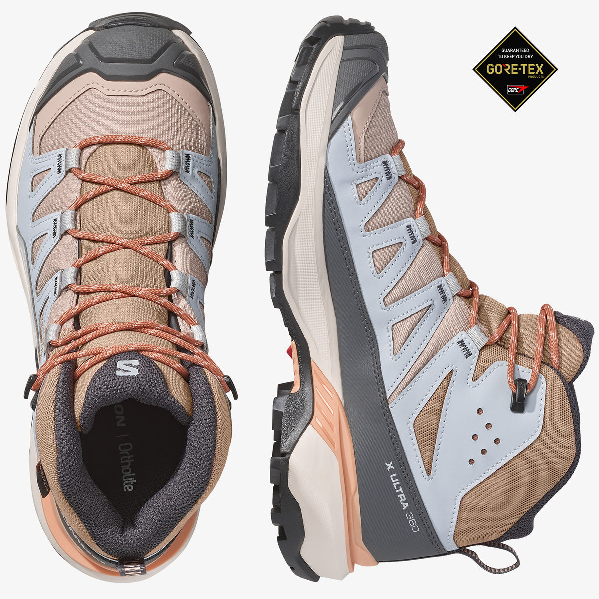 Oxford Tan/Pearl Blue/Almond Cream