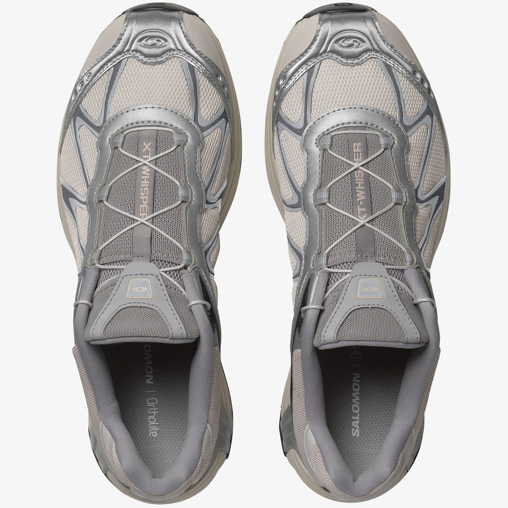 SALOMON ＸＴ-WHISPER silver 23.5センチ XT-WHISPER