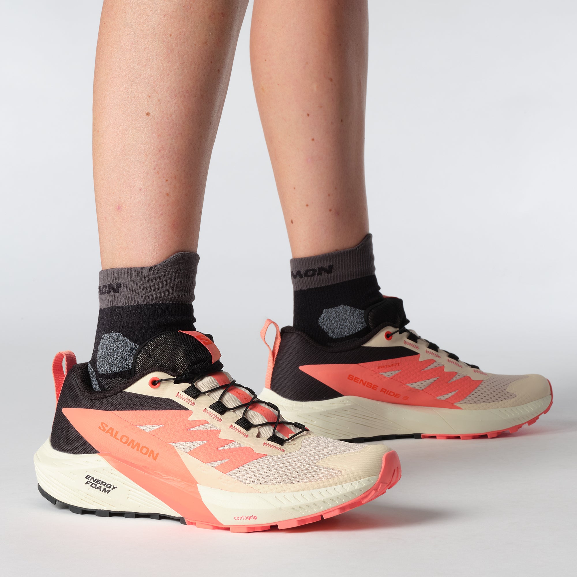 Tender Peach/Fusion Coral/Black