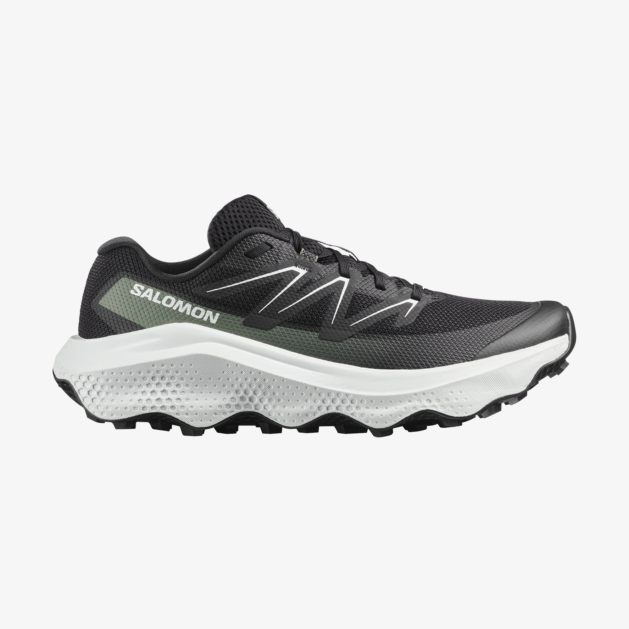 Black/White/Agave Green