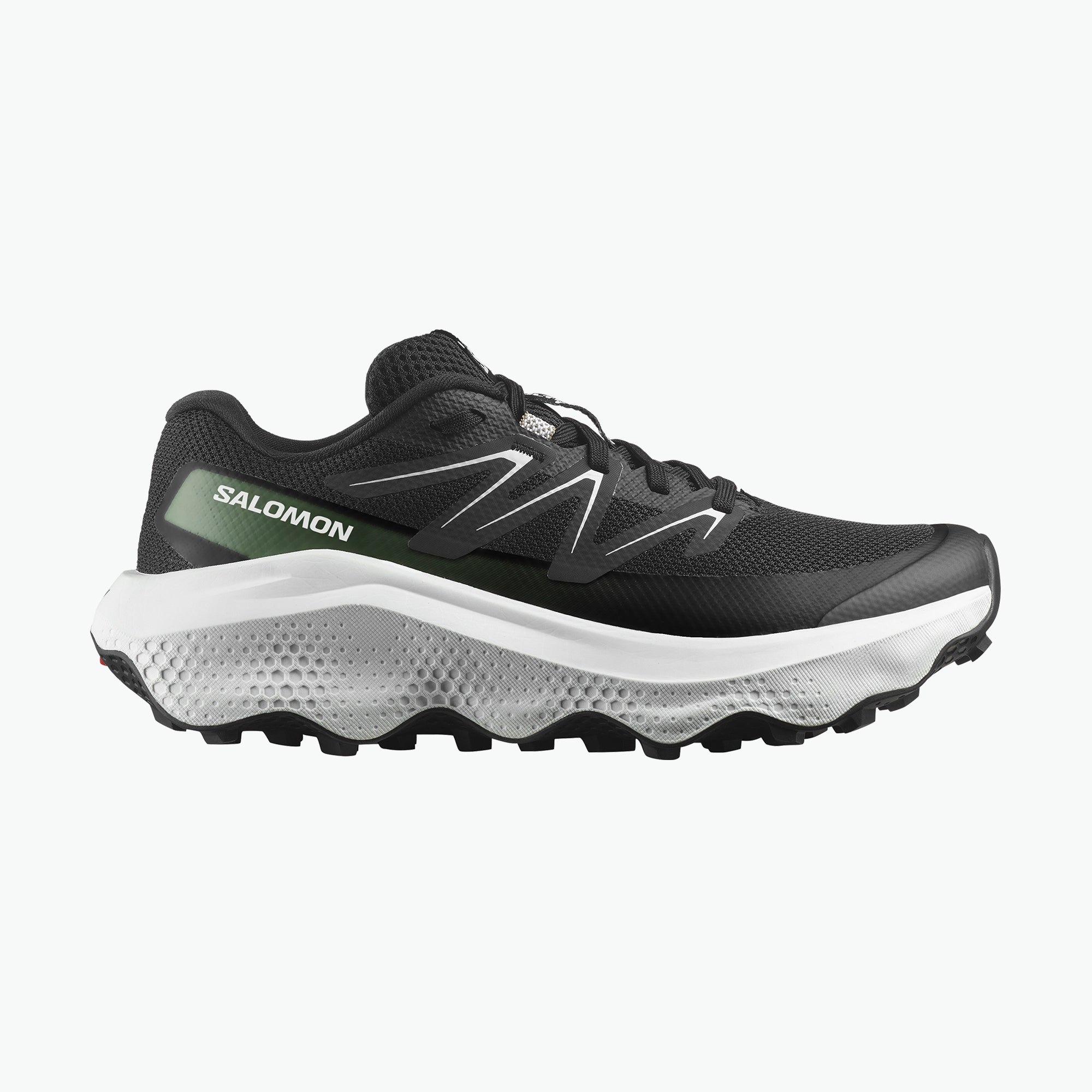 Black/White/Agave Green