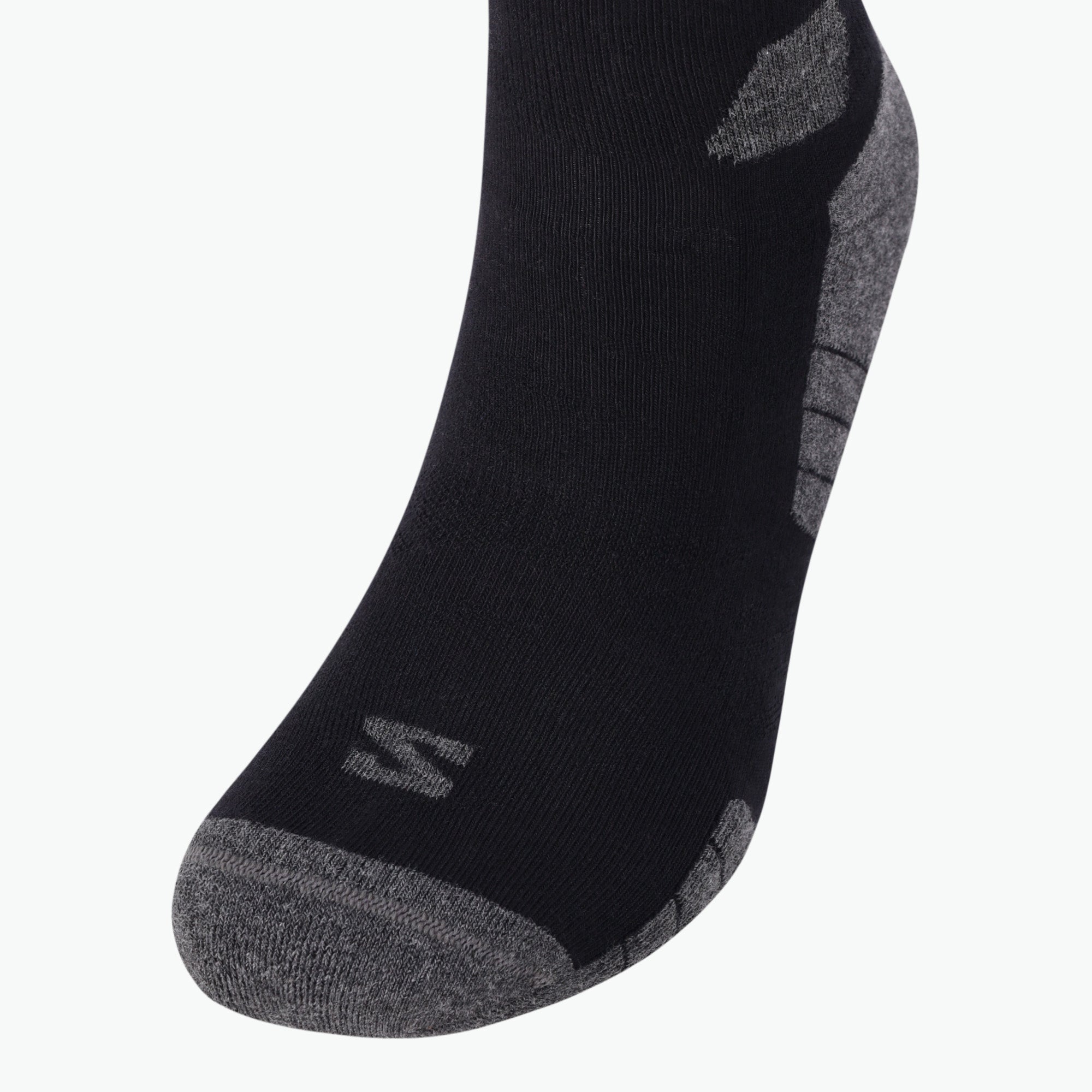 AERO CREW SOCK BLACK/ CASTLE ROCK
