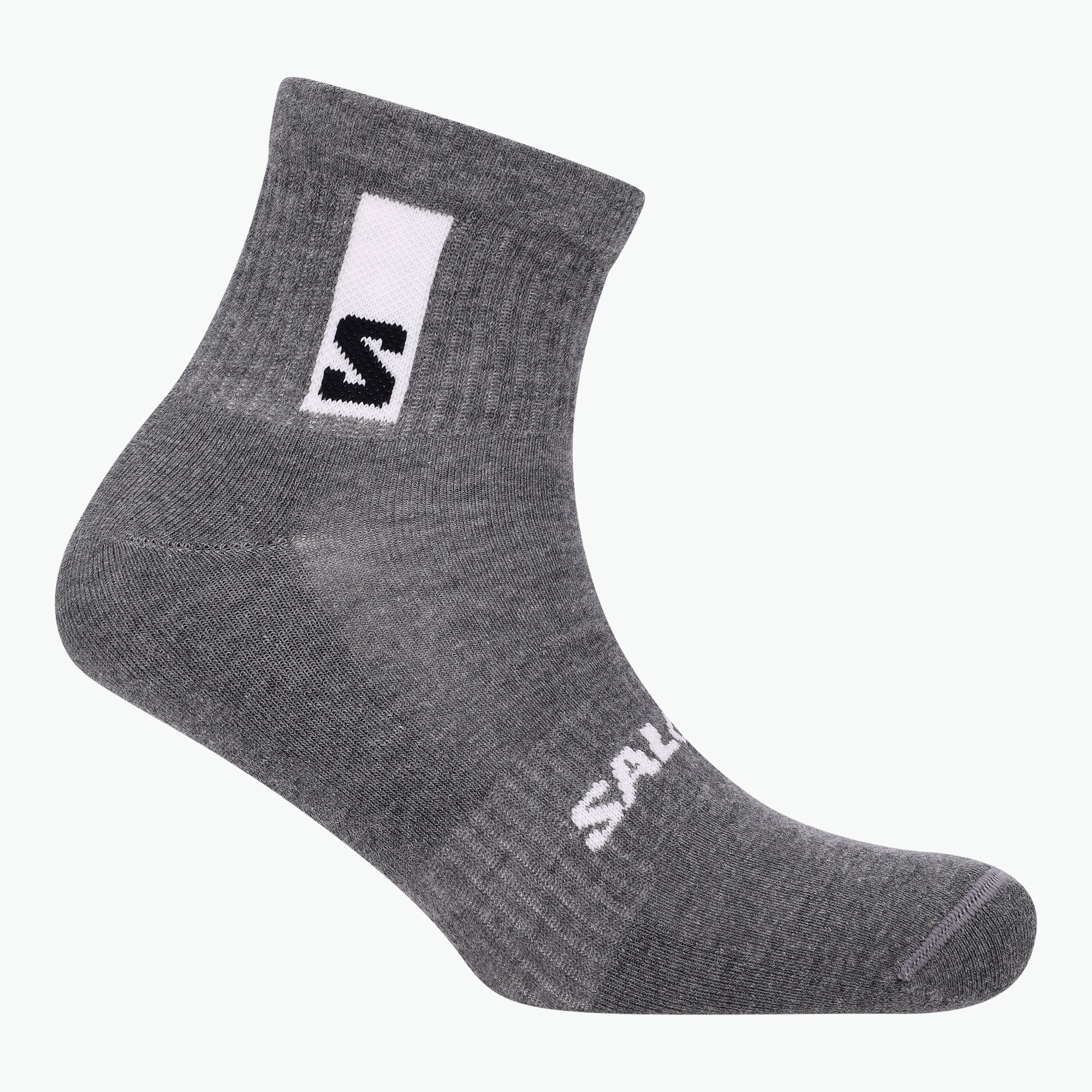 WHITE/DEEP BLACK/GREY MELANGE