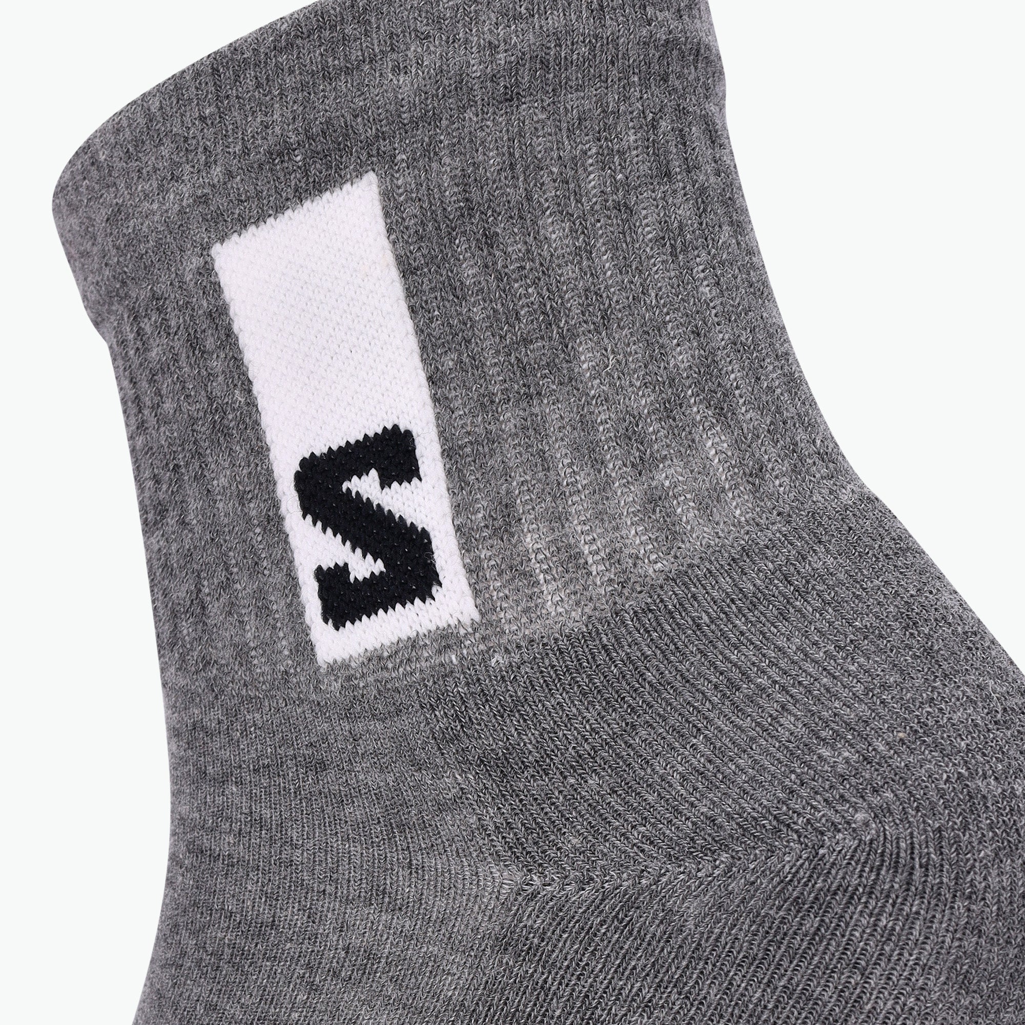 WHITE/DEEP BLACK/GREY MELANGE