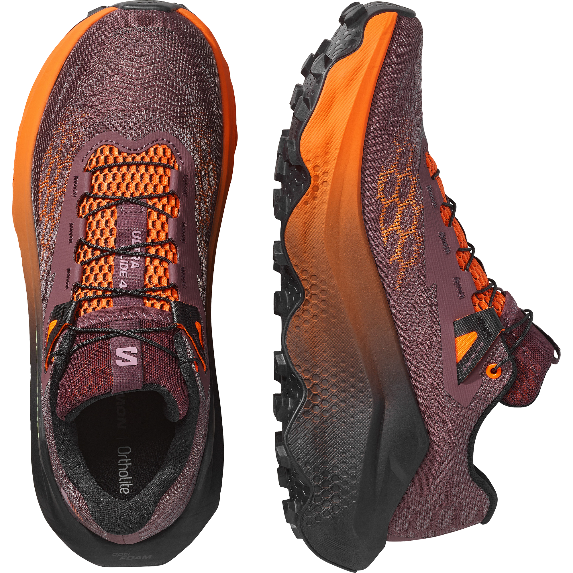 Huckleberry/Black/Red Orange