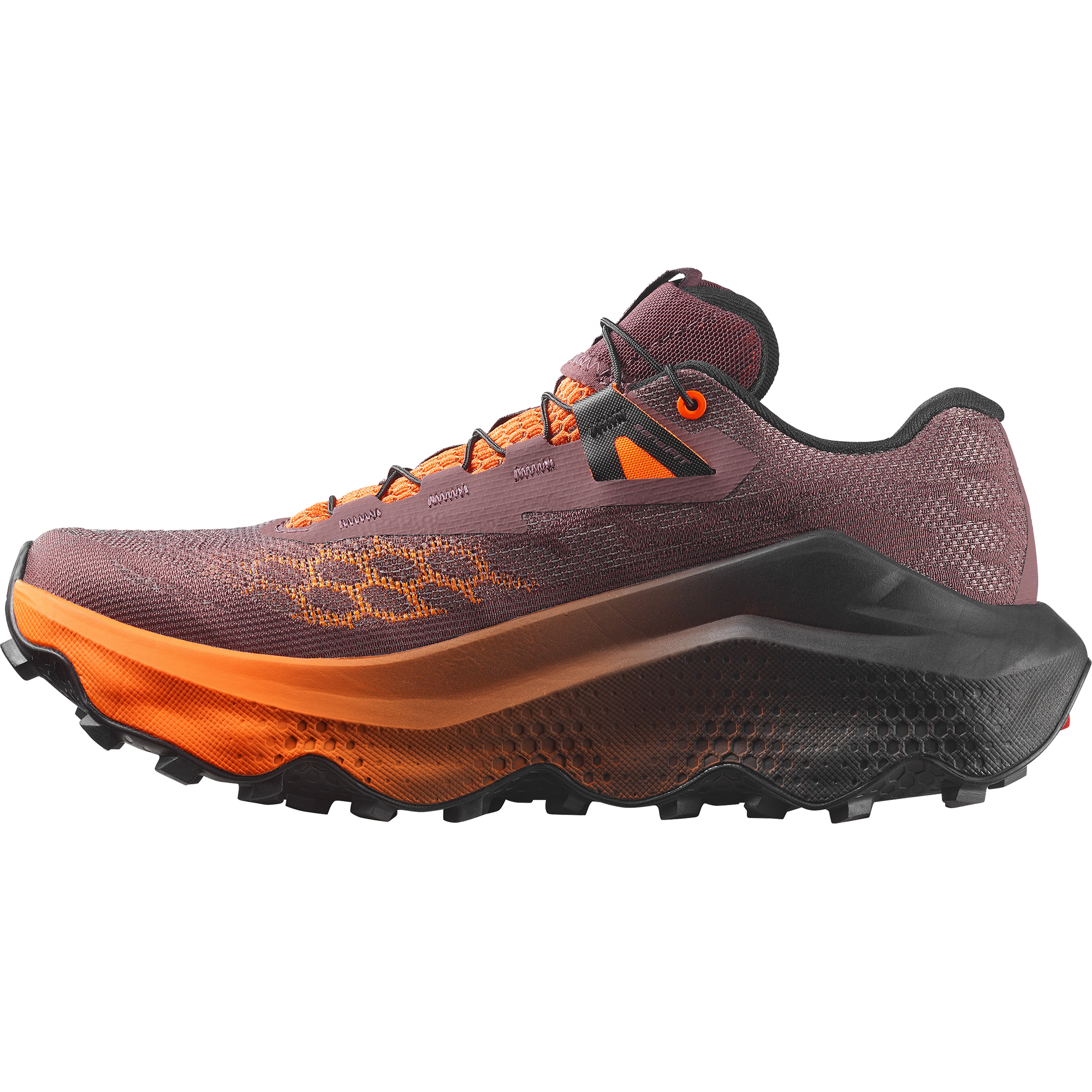 Huckleberry/Black/Red Orange