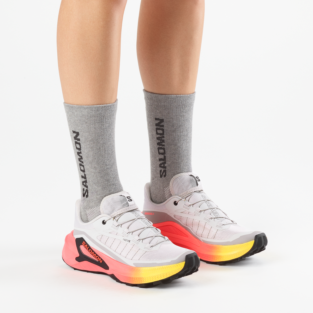 Gray Violet/Safety Yellow/Neon Flame