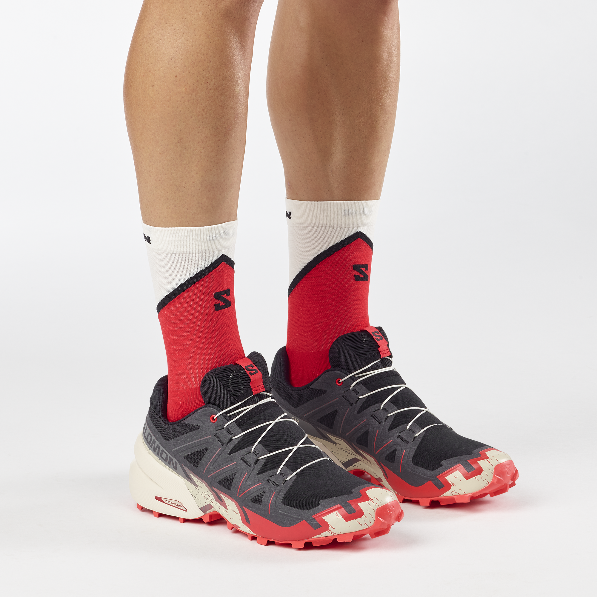 Black/Fiery Red/Almond Milk