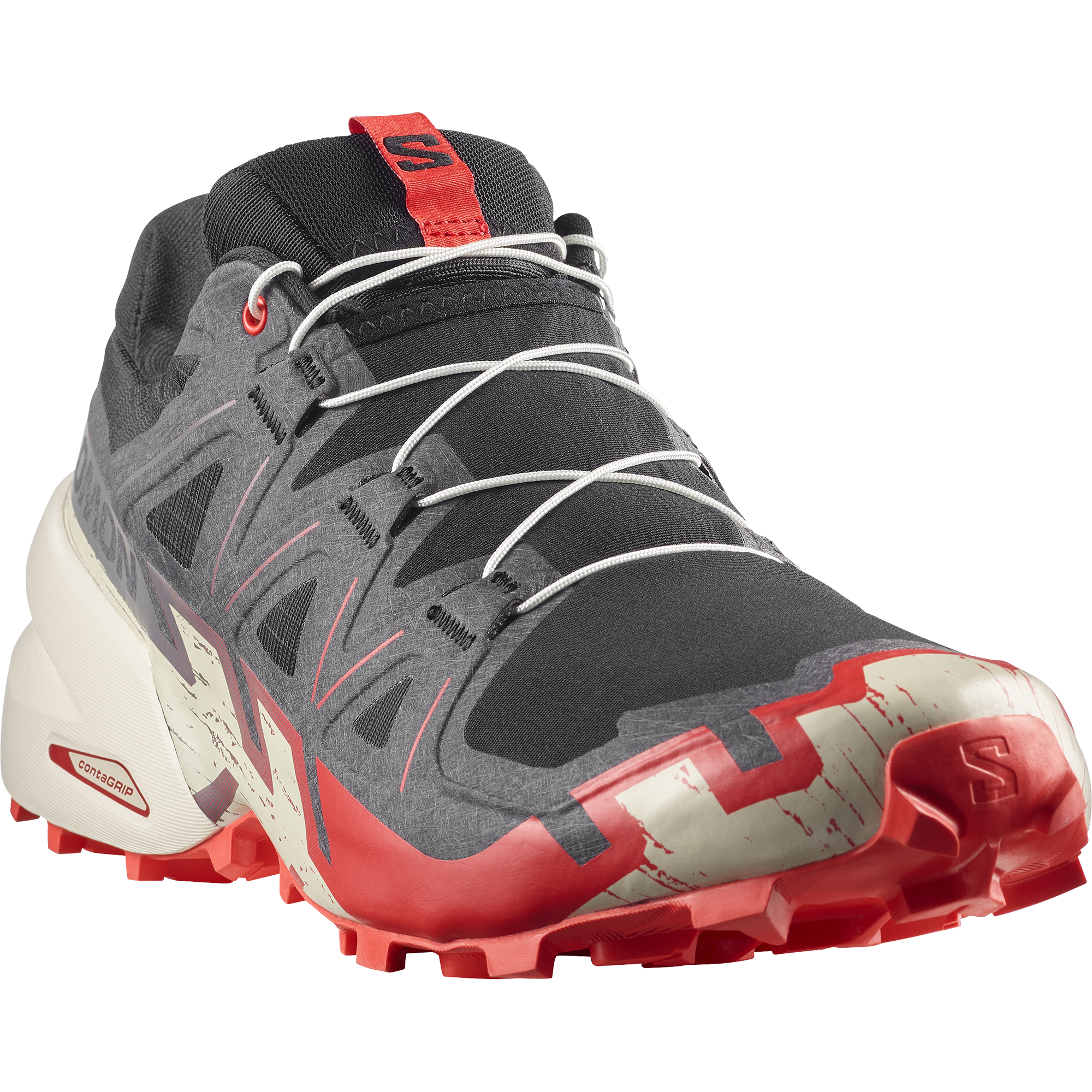 Black/Fiery Red/Almond Milk