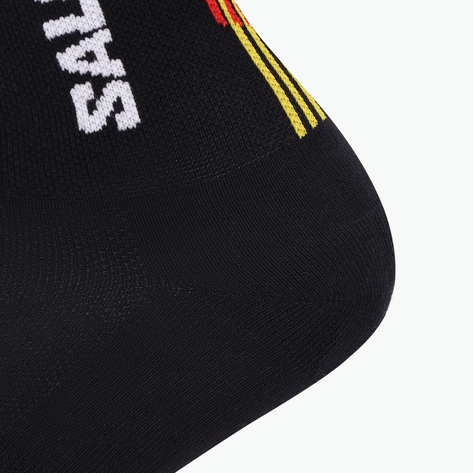 PULSE RACE FLAG CREW SOCK BLACK