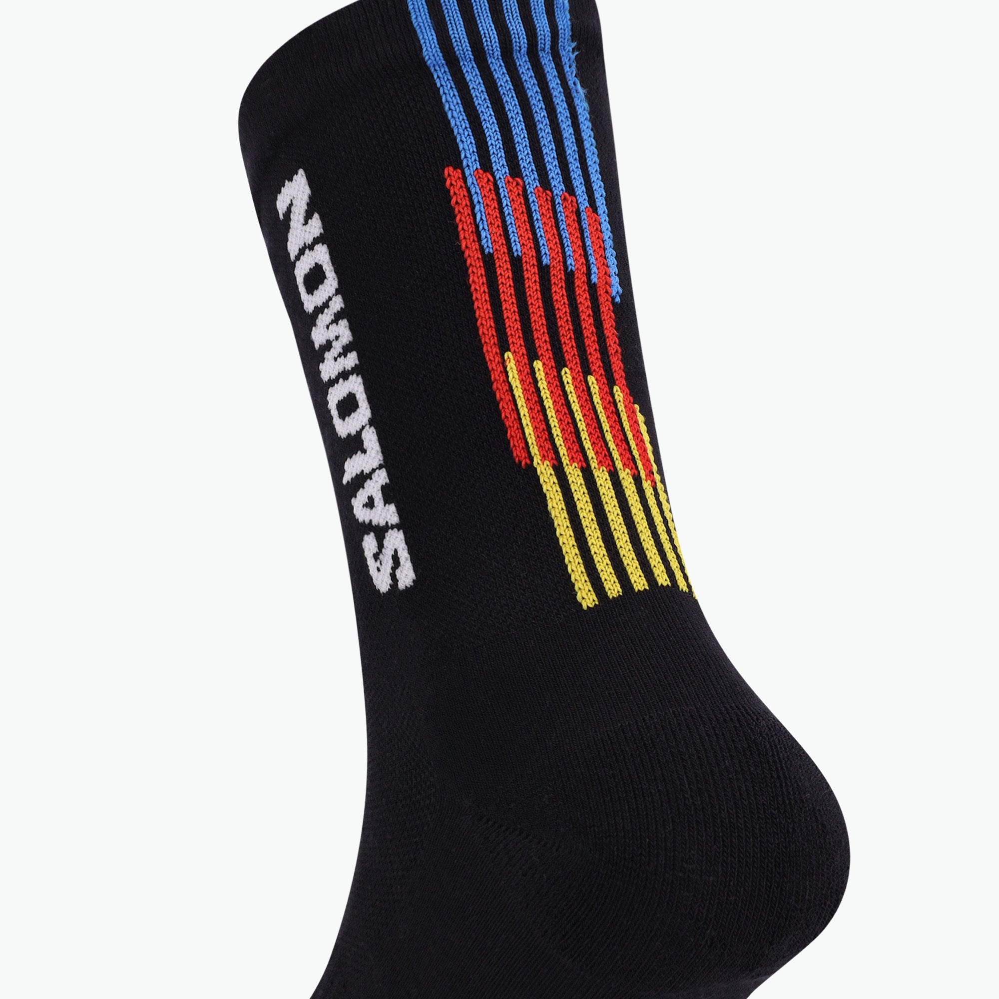PULSE RACE FLAG CREW SOCK BLACK