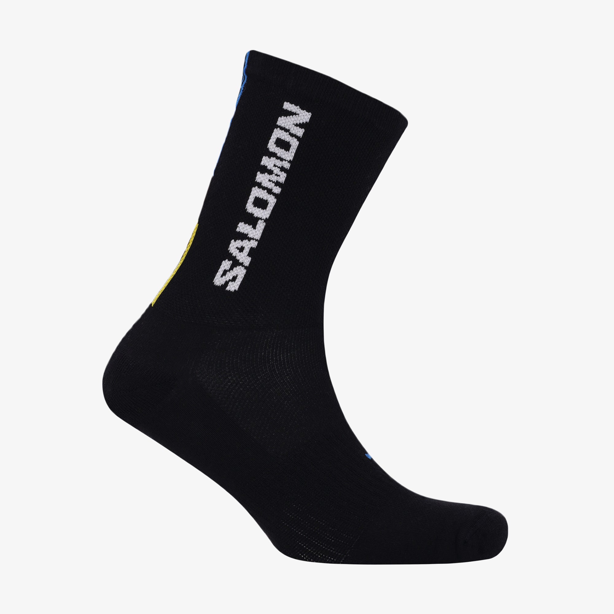 PULSE RACE FLAG CREW SOCK BLACK